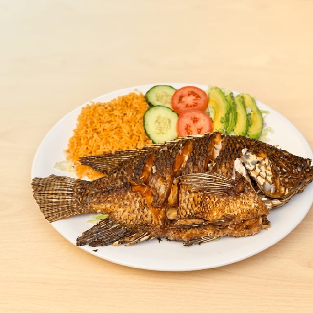 Mojarra Frita (Fried Whole Tilapia).